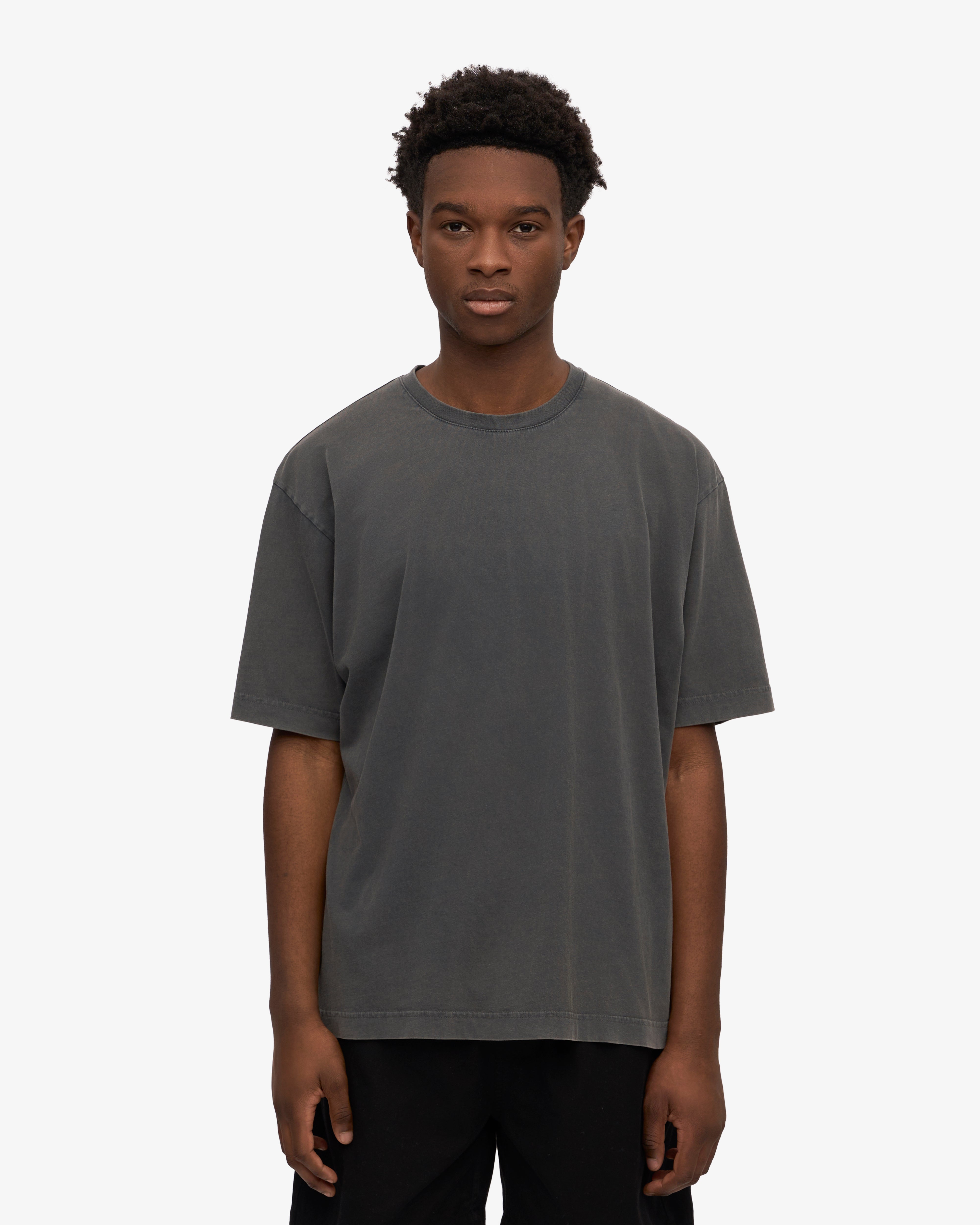 Colorful Standard Oversized Organic T-Shirt Coton bio Faded Black