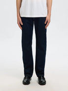 SLM196 BEN KORI Jean coupe droite — Dark Blue Denim — vue 5 — Selected Homme | Appart 17 Bruxelles