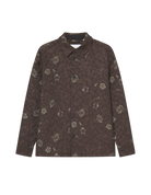 Kaleb Flower Jacquard Overshirt - MONK'S ROBE