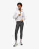 Colorful Standard Organic Crop Zip Hood Sweatshirt zippé court Snow Melange