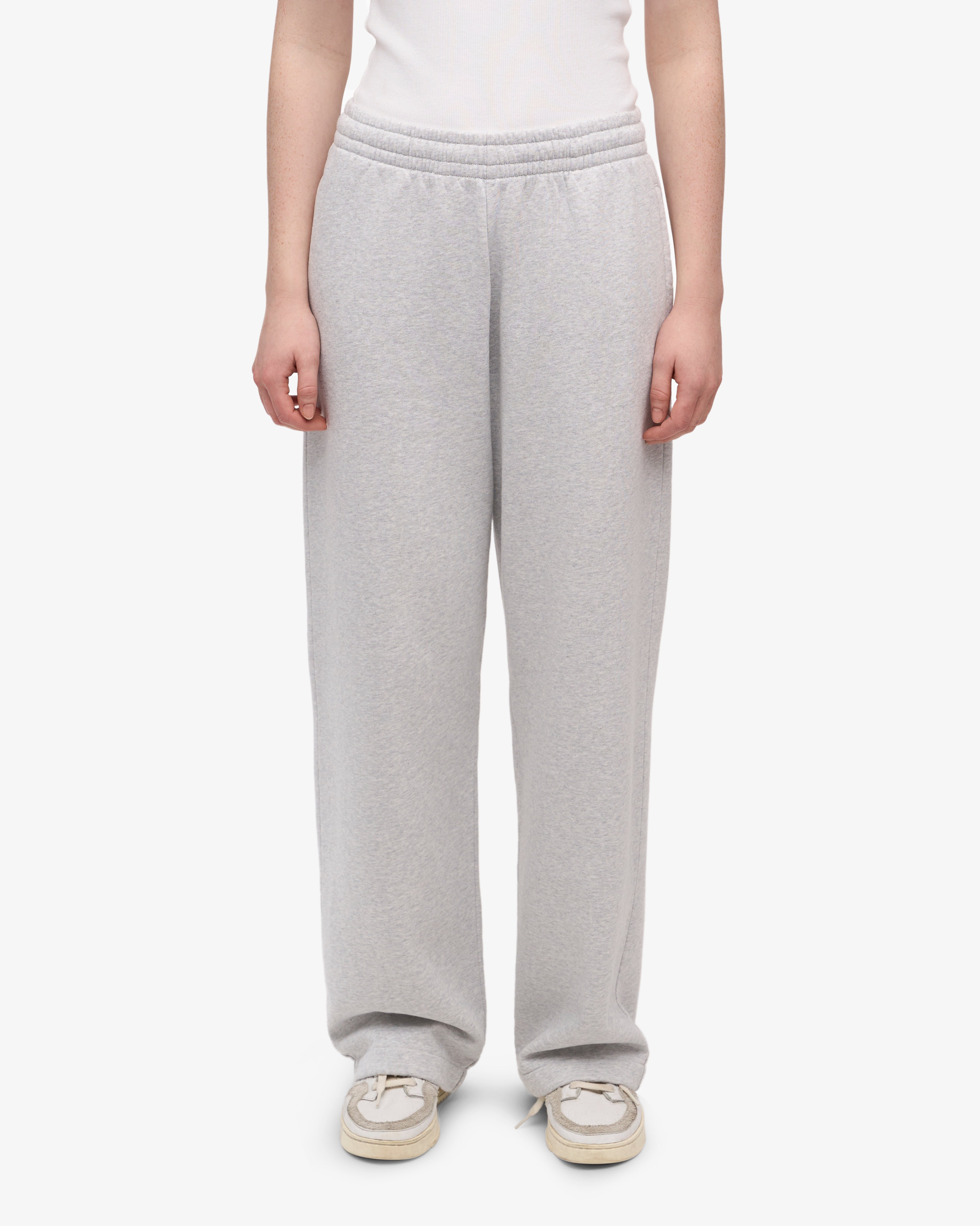 Colorful Standard Organic Straight Leg Sweatpants Snow Melange