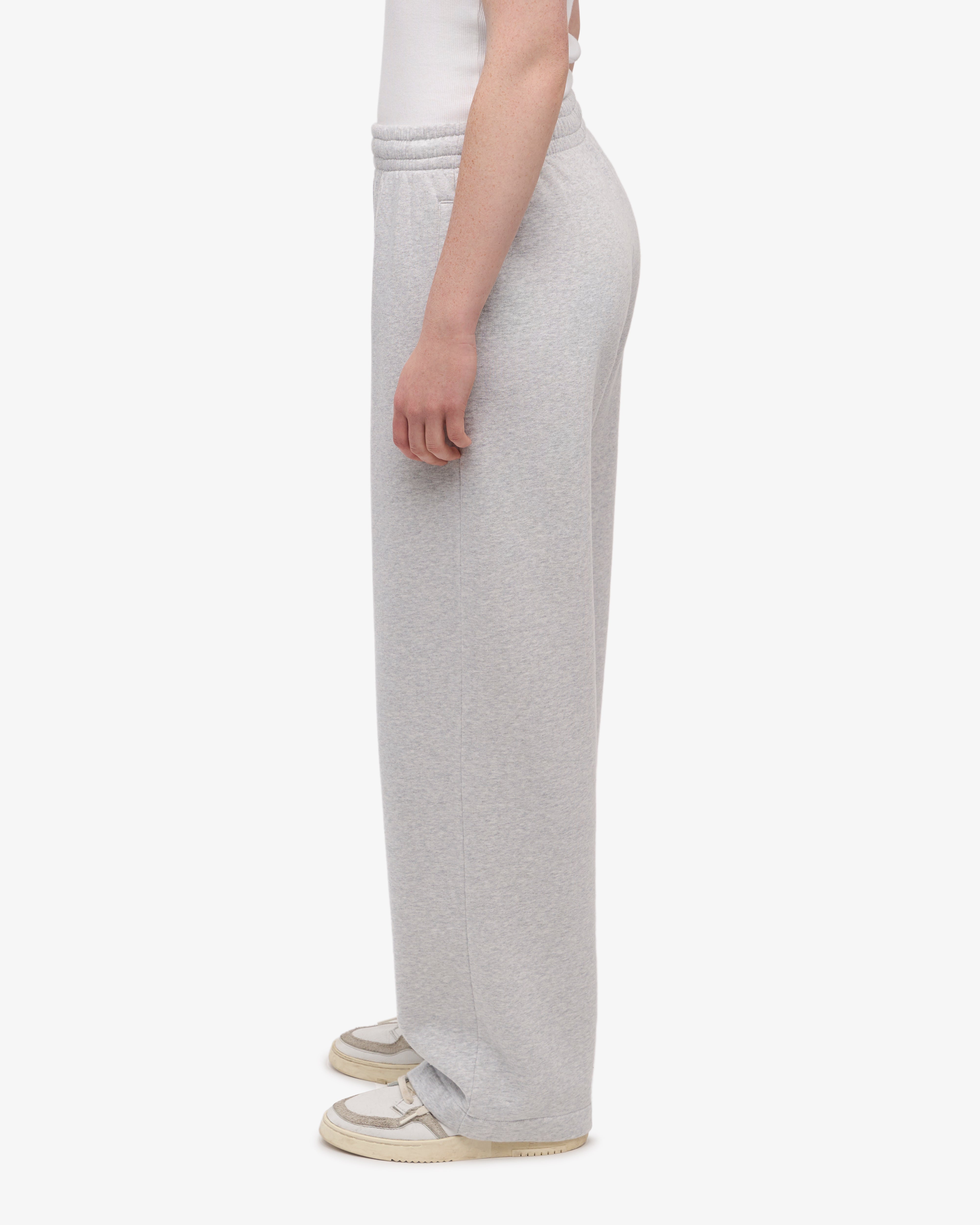 Colorful Standard Organic Straight Leg Sweatpants Snow Melange