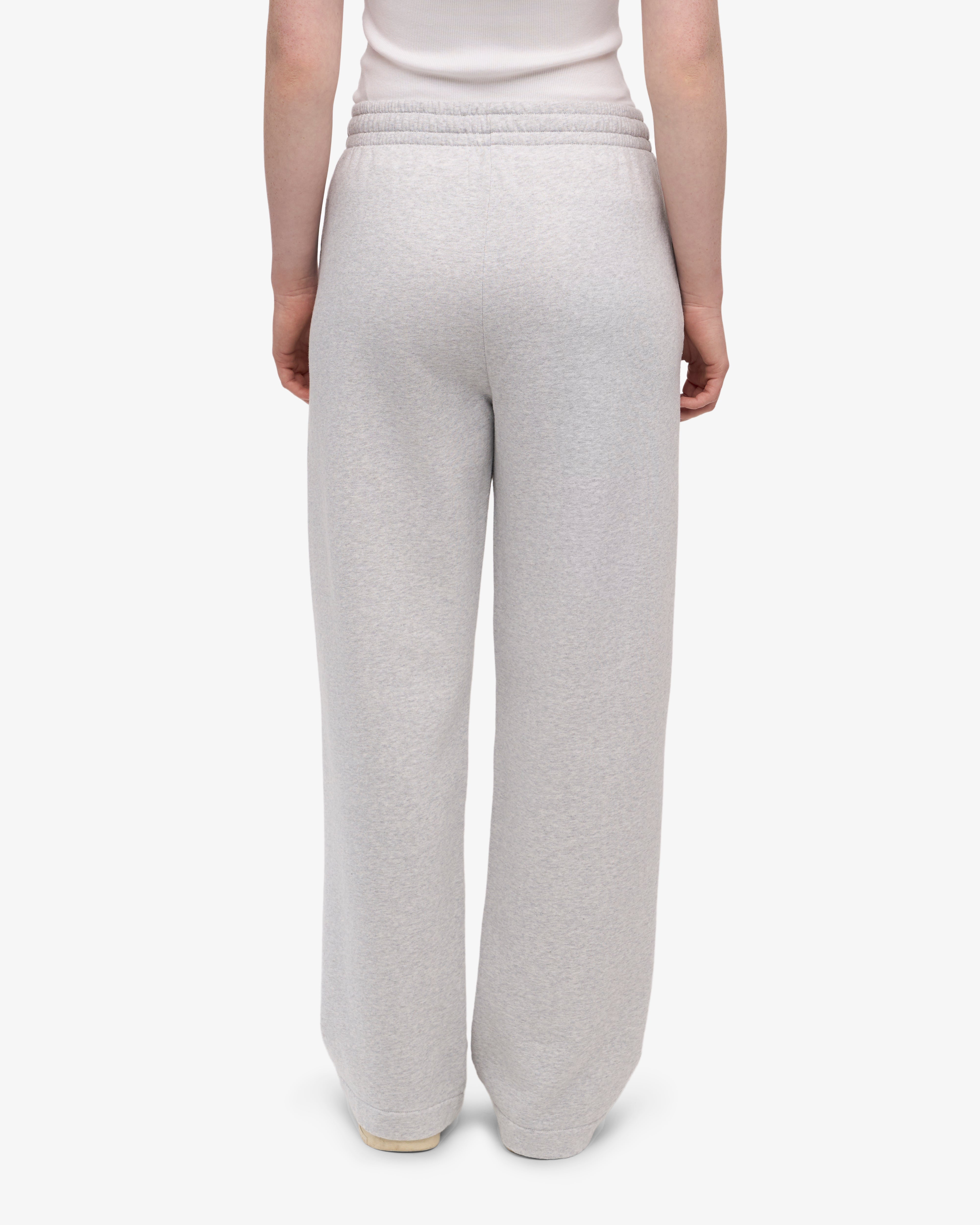 Colorful Standard Organic Straight Leg Sweatpants Snow Melange