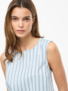 Top Sans Manches Femme Bio VILA Vivalencia Nantucket Breeze Appart17